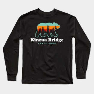 Kinzua Bridge State Park Camping Mount Jewett Pennsylvania Long Sleeve T-Shirt